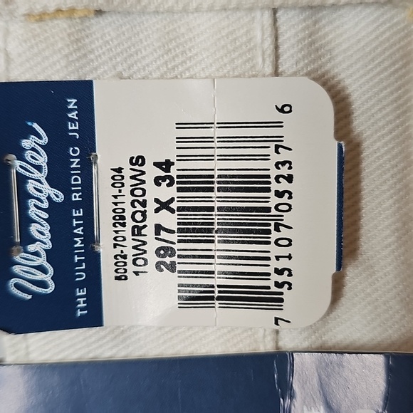 Wrangler Off-White Denim Pants - Picture 5 of 5